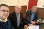 Peter, Jim and Mike at a recent ward surgery in Norden