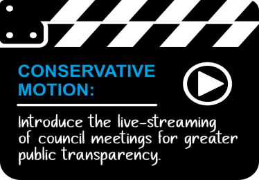Conservative Motion Calls for Live-Streaming of Council Meetings